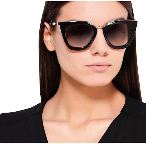 prada black women's sunglasses|prada sunglasses black and gold.